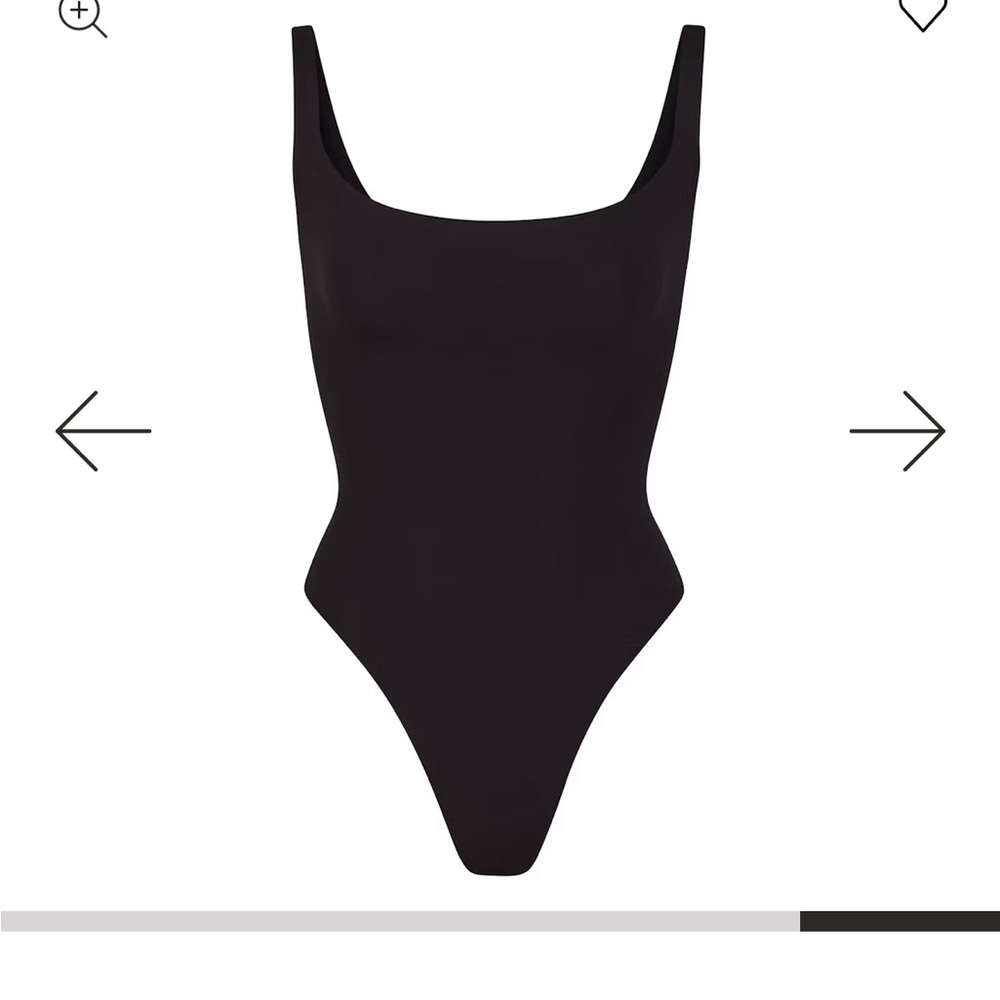 SKIMS square neckline bodysuit